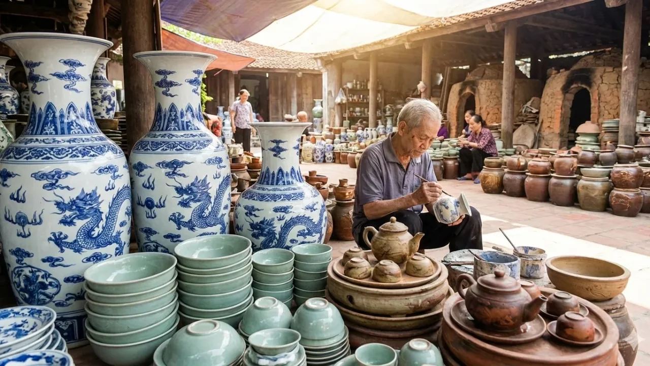 Bat Trang pottery